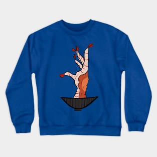 Waves In Possessed Shrimp Crewneck Sweatshirt